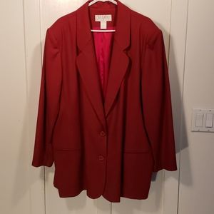 Maroon Suit Jacket